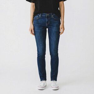 Hybrid & Company Dark Wash Skinny Denim Jeans For Women